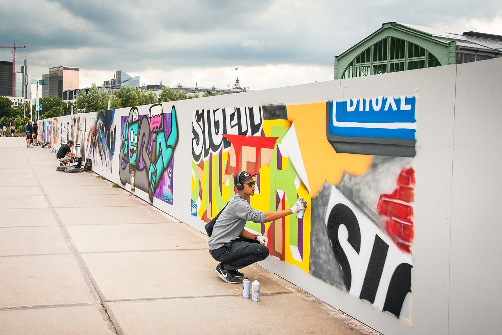 Free Wall Tour & Taxis / photo Fabienne Cresens