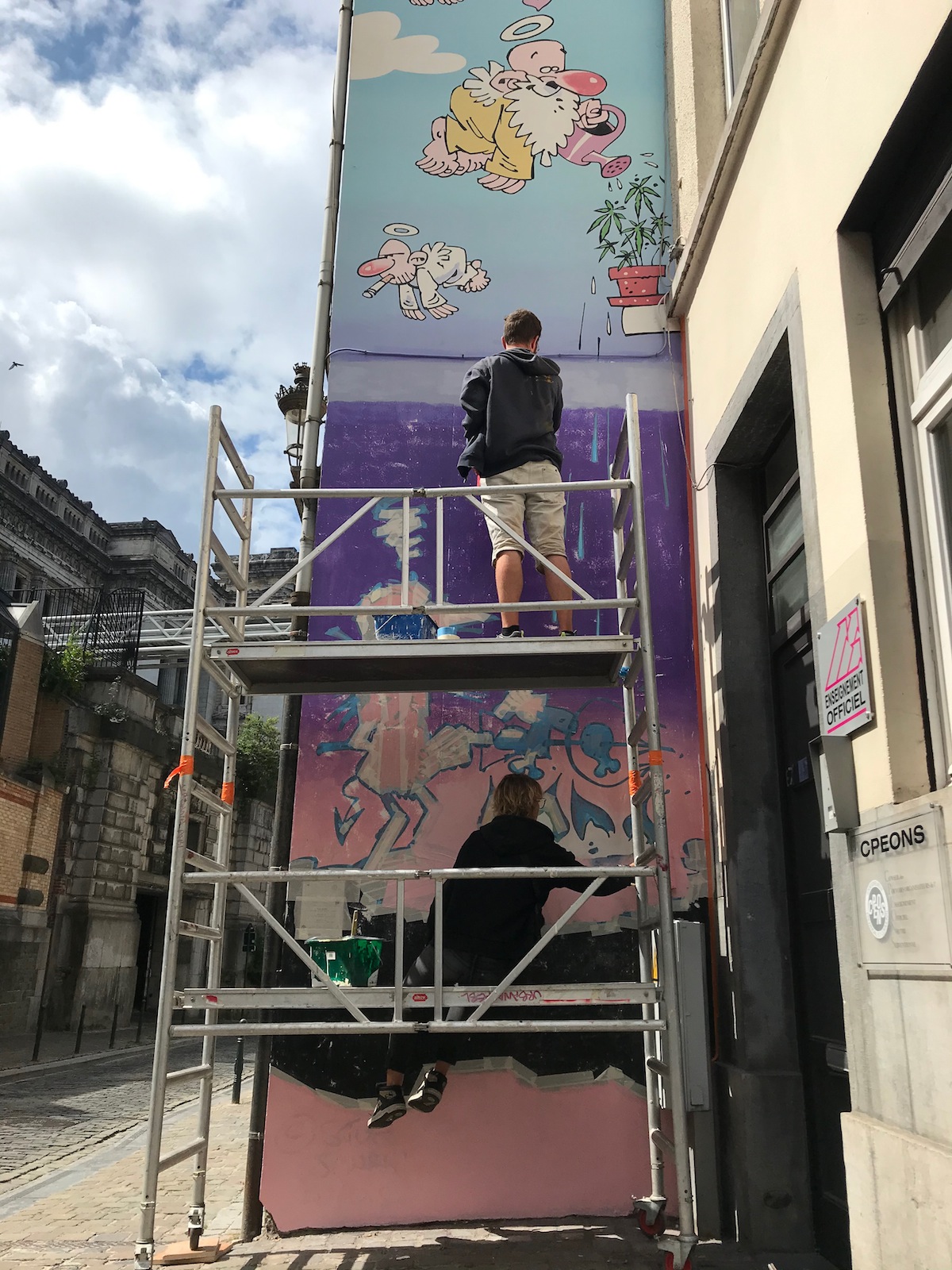 Passe moi l'ciel, fresque